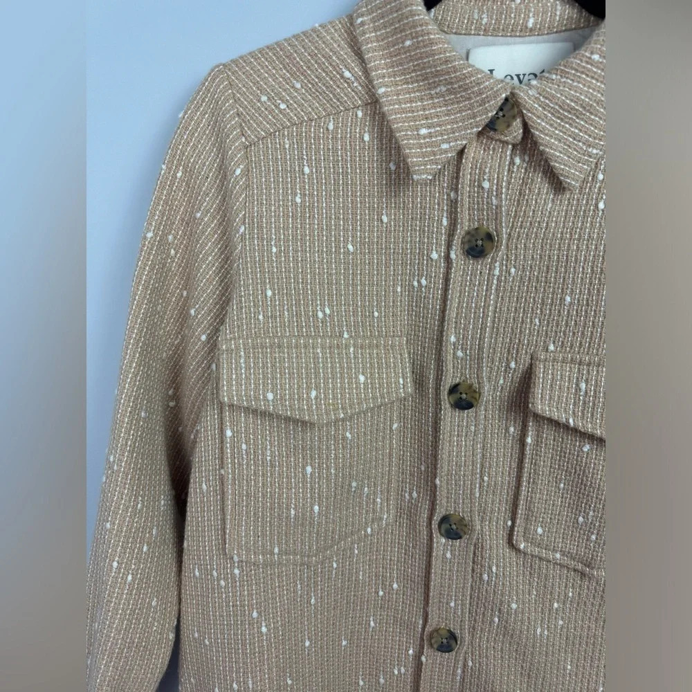 Lavete Room Oversized Button Down Shacket Size Xs - image 5
